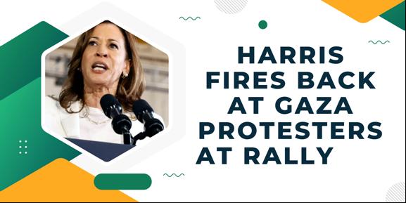 Harries fires back at Gaza protesters