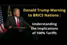 Donald Trump Warning to BRICS Nations